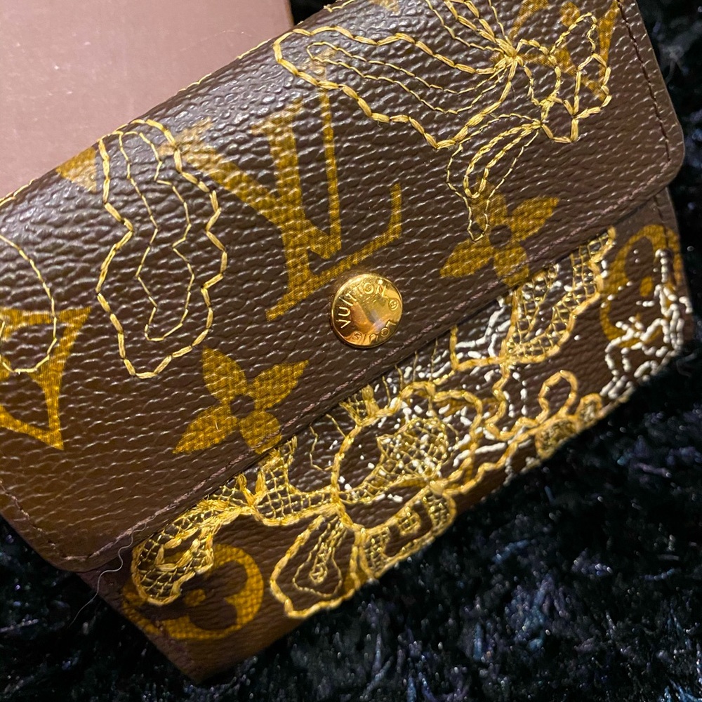 Monogram Monogram Dantelle Ludlow Coin Case Purse.